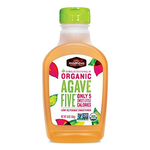 Madhava Naturally Sweet Organic Agave Five Low-Glycemic Sweetener