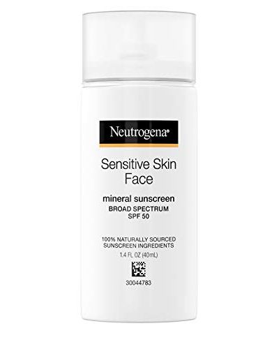 Neutrogena Sensitive Skin Face Liquid Mineral Sunscreen 