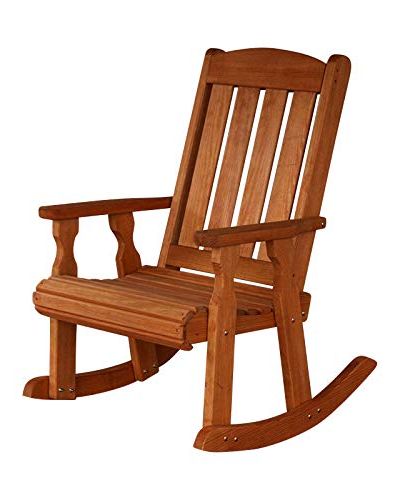  Cedar-Stained Rocking Chair