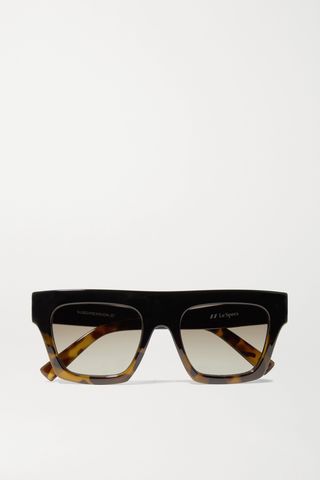 Subdimension D-frame tortoiseshell acetate sunglasses