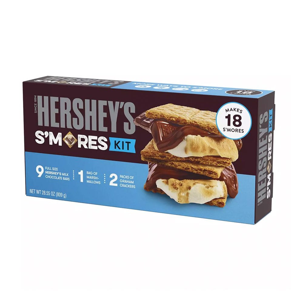 This Hershey's S'mores Kit Guarantees You Always Have Graham Crackers,  Chocolate, and Marshmallows