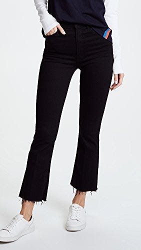 Mother Denim The Hustler Ankle Fray Jeans 