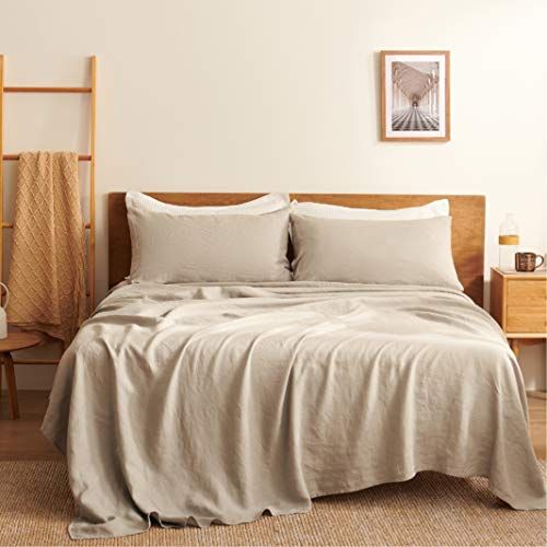 Bedsure Linen Sheets Set 