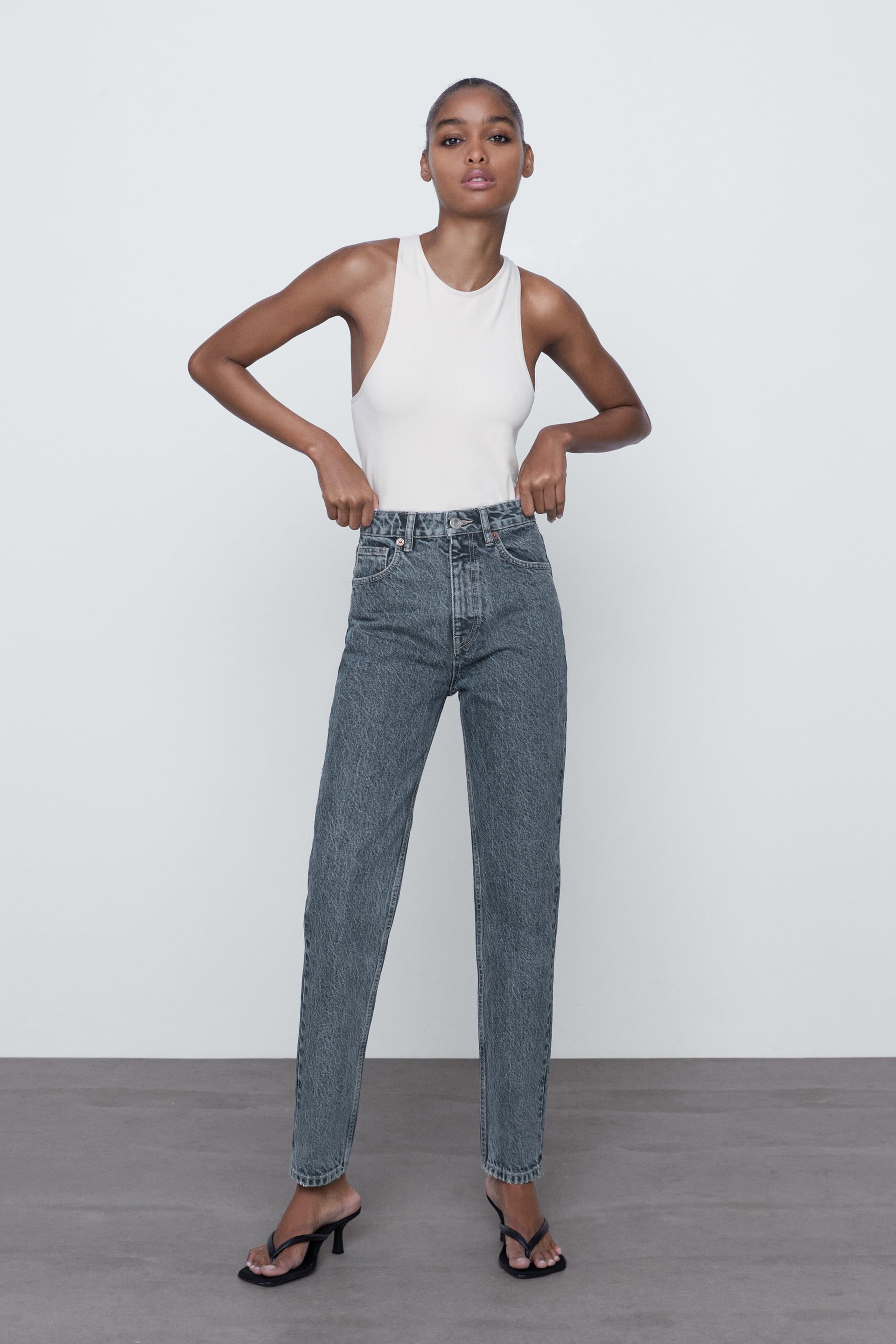 mom jeans that are flattering