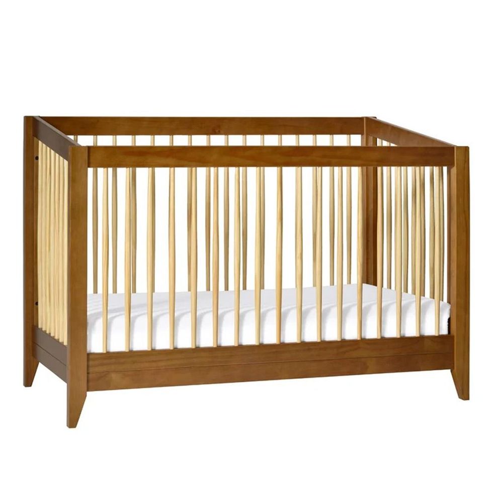 Chestnut/Natural Sprout 4-in-1 Convertible Crib