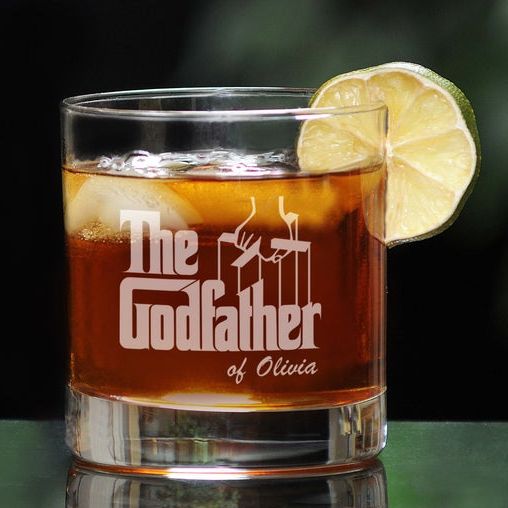 'The Godfather' Movie Whiskey Glass