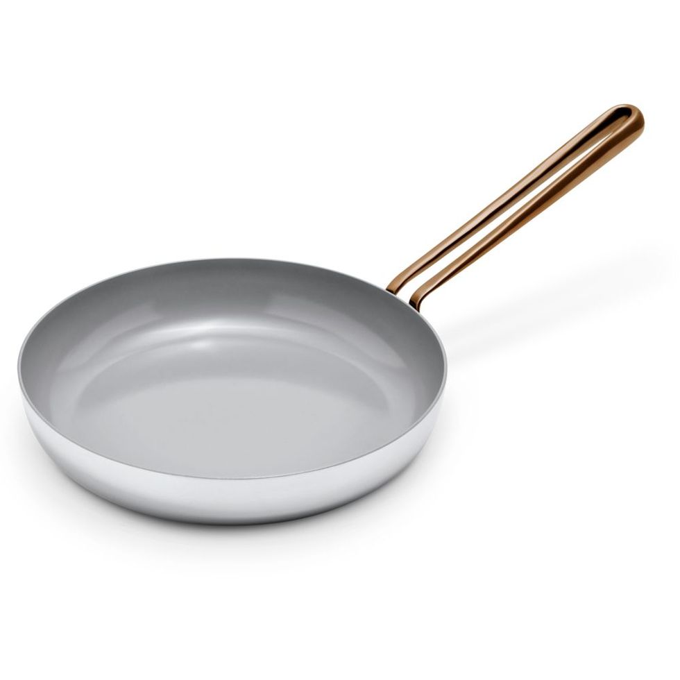 Bialetti 8” Fry Pan Skillet Frying Nonstick Gray/White