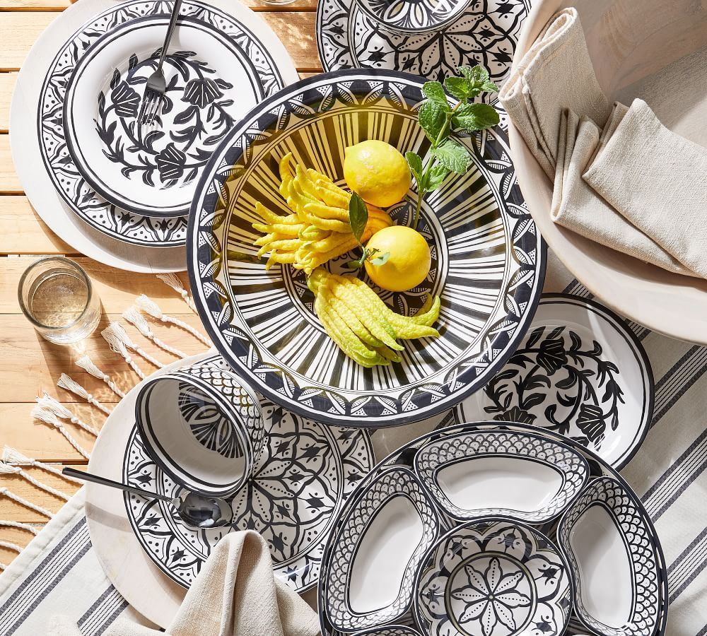 garden dining plate sets