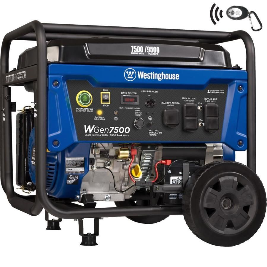 Westinghouse WGen 7500-Watt Gasoline Portable Generator