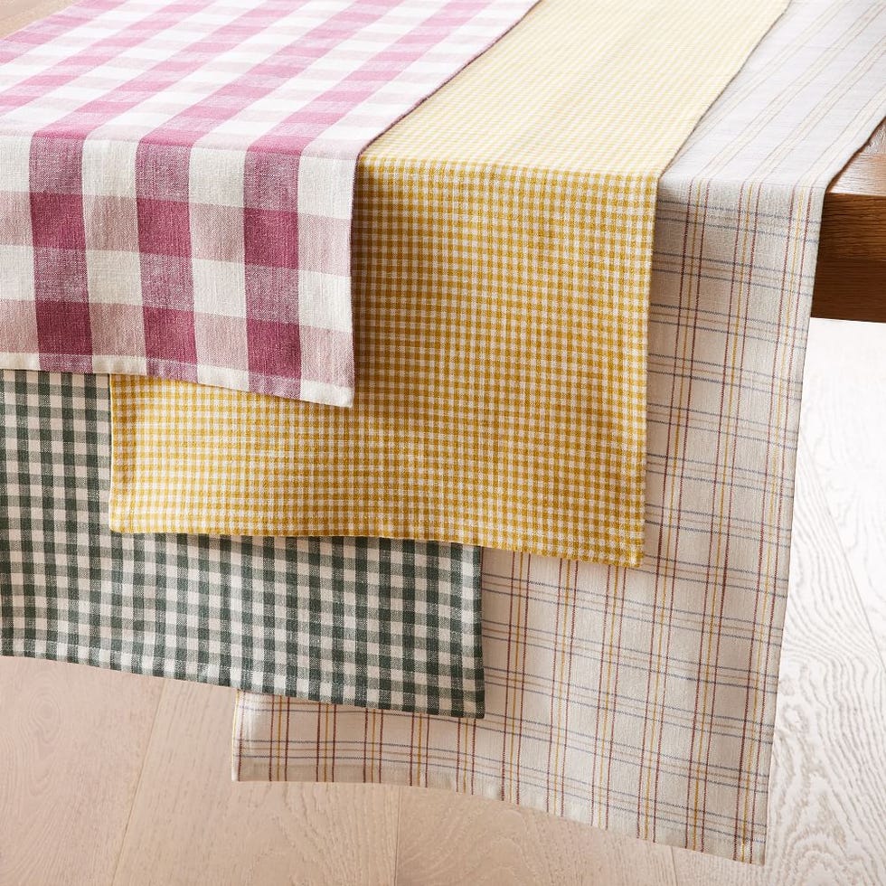 Heather Taylor Home Gingham & Stripe Bath Towels