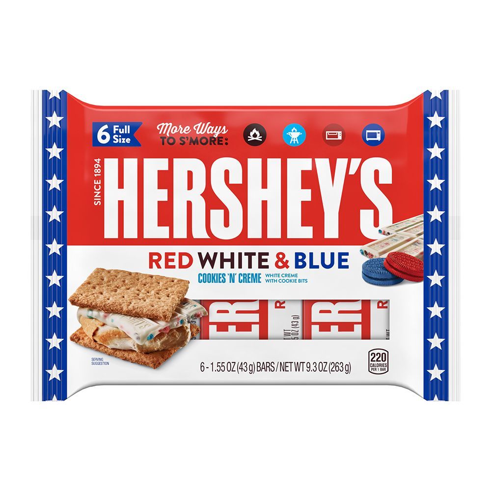 Red, White & Blue Cookies ‘n’ Creme Bar