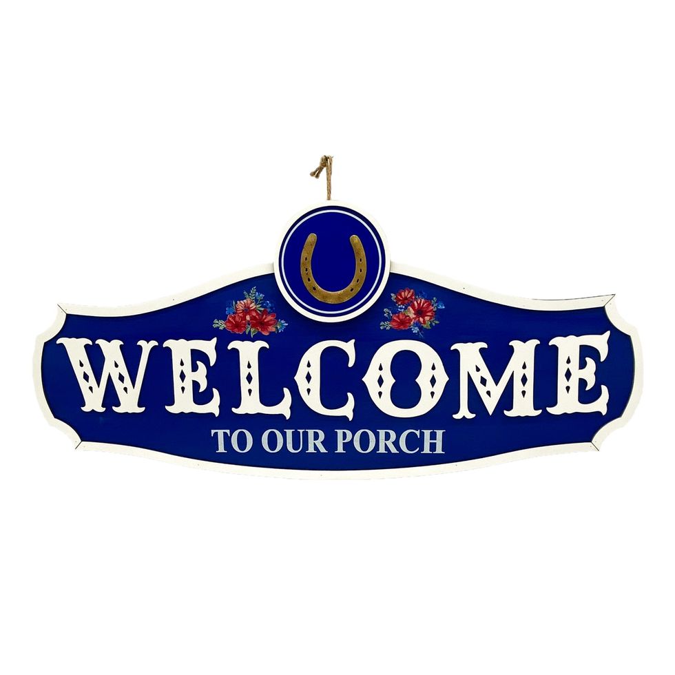 The Pioneer Woman Painted Welcome Sign