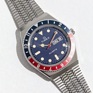Timex Q Stainless Steel Watch Timex Q Stainless Steel Watch