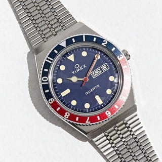Timex Q Stainless Steel Watch Timex Q Stainless Steel Watch