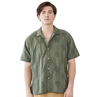 Gitman Vintage Large Dot Camp Shirt Gitman Vintage Large Dot Camp Shirt
