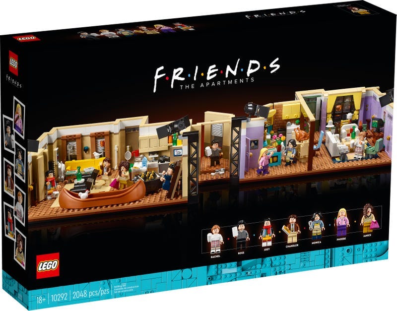  LEGO 10292: Les Appartements des Amis 