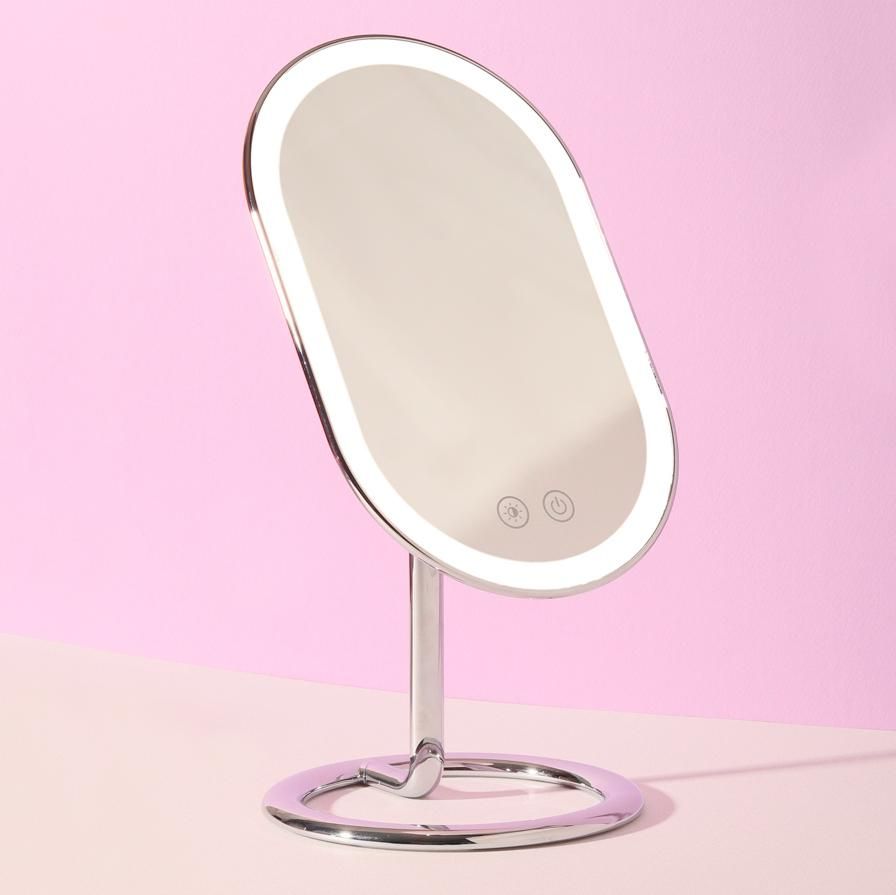 10 Best Lighted Makeup Mirrors 2022   1620836441 Vera Lighted LED  Vanity Mirror For Makeup Chrome 2000x 