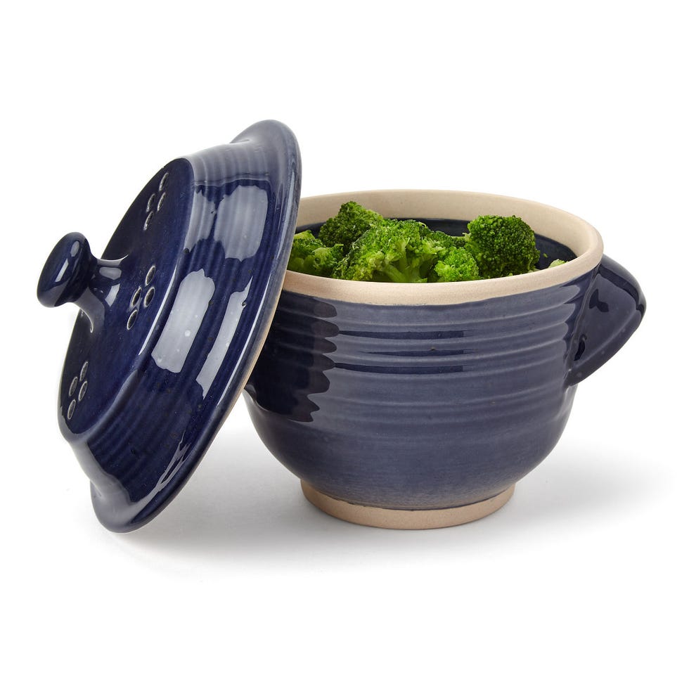 Stoneware Microwave Veggie Steamer