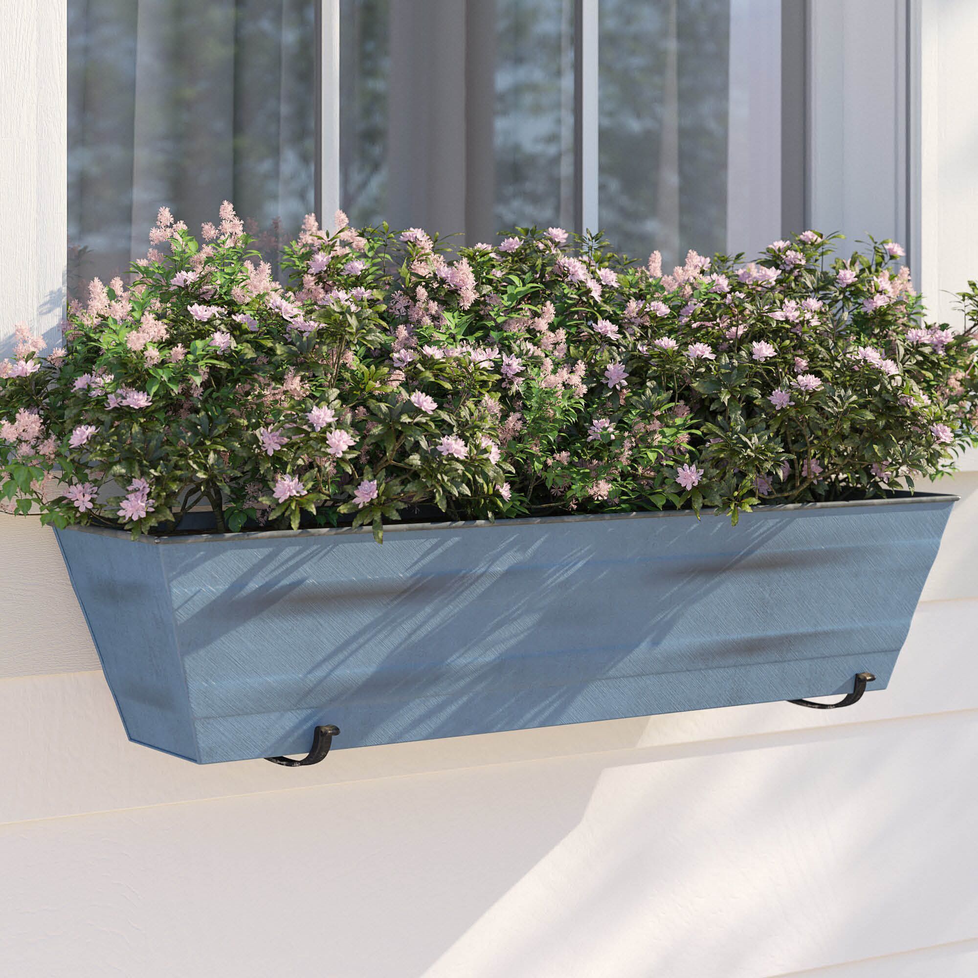 30, Green 90 cm Flower Box Balcony Box Planter TOP TOOLS FLO 30-40 60-70