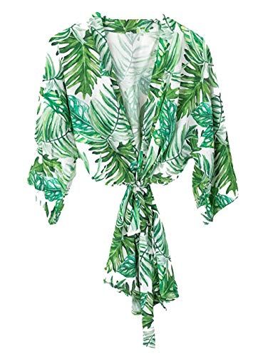 Palm Leaf Bridesmaid Robe