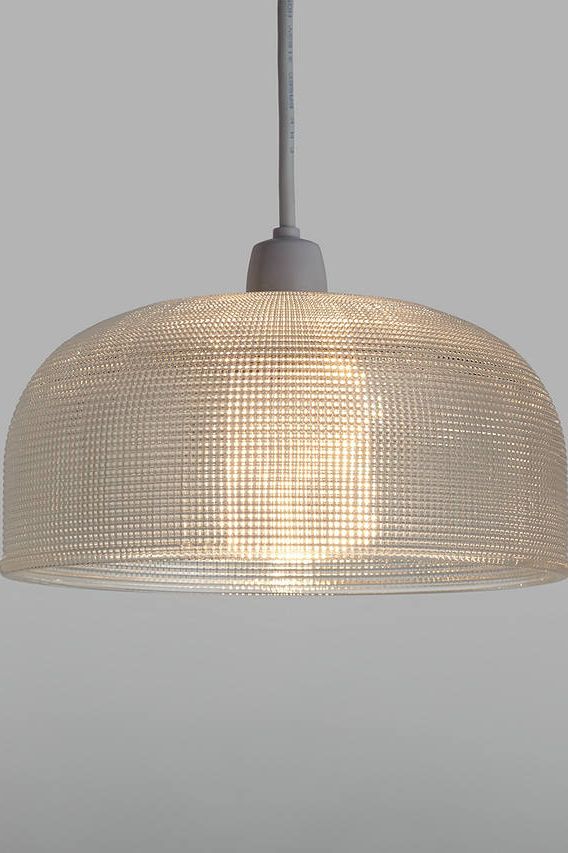 Prismatic Glass Clear Ceiling Shade, John Lewis, £50
