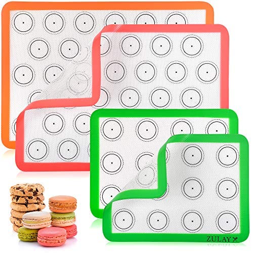 Zulay Template Silicone Baking Mats