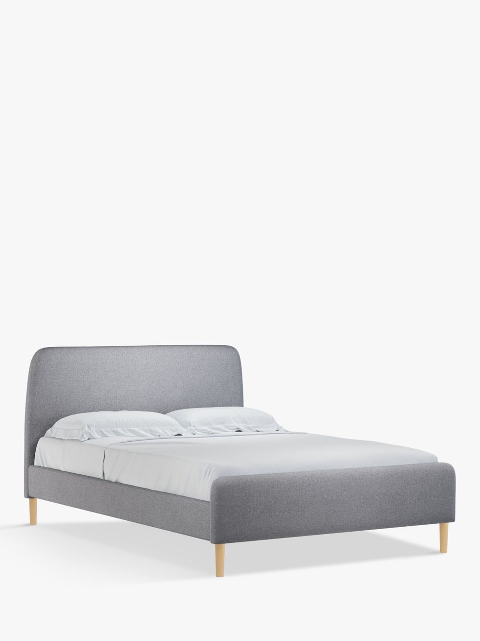 Bonn Upholstered Bed Frame, Saga Grey