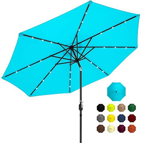 The 10 Best Patio Umbrellas 2021, Best Rated Patio Umbrella With Solar Lights