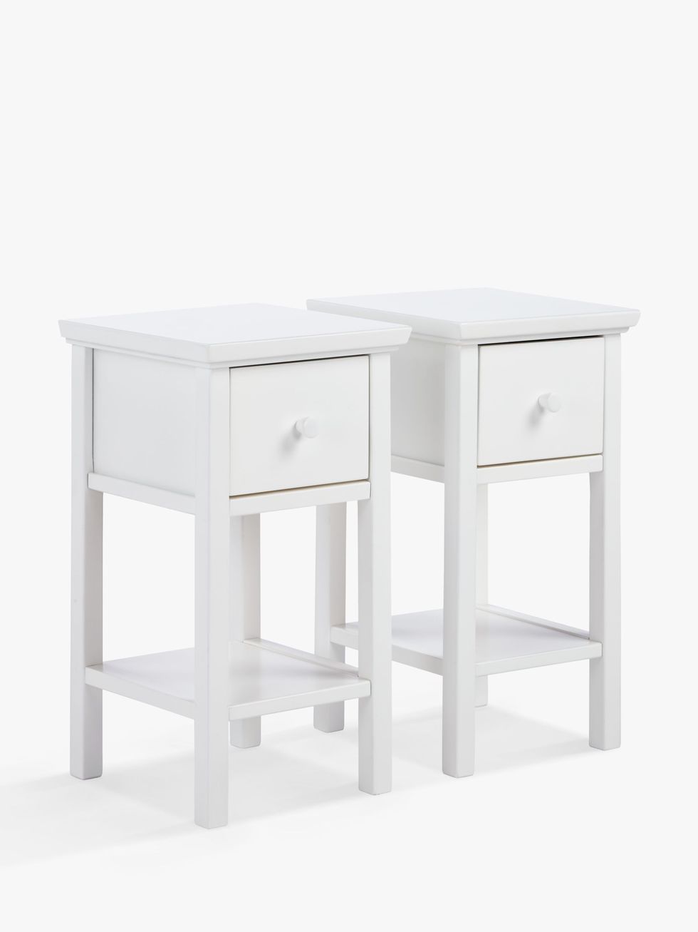 Set of 2 Wilton Bedside Tables, White
