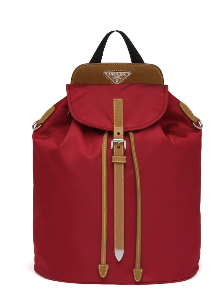 branded leather backpack for ladies