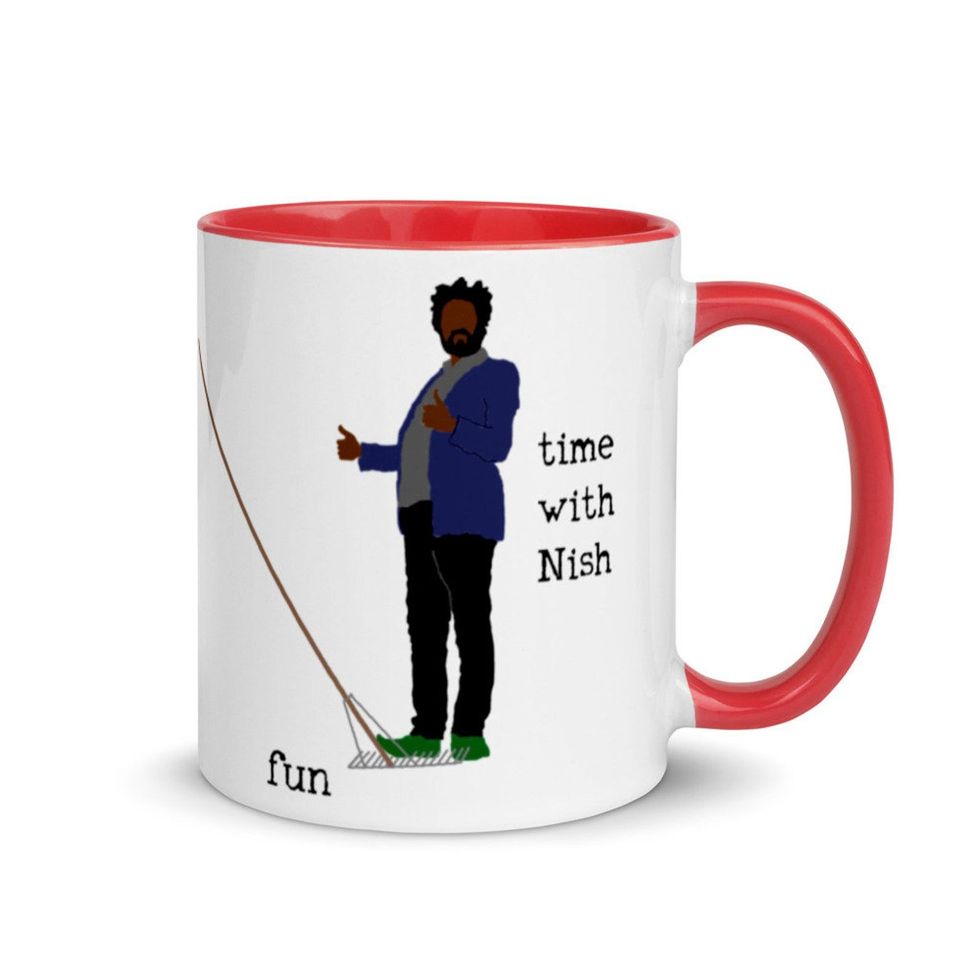 'Fun Time with Nish' mug