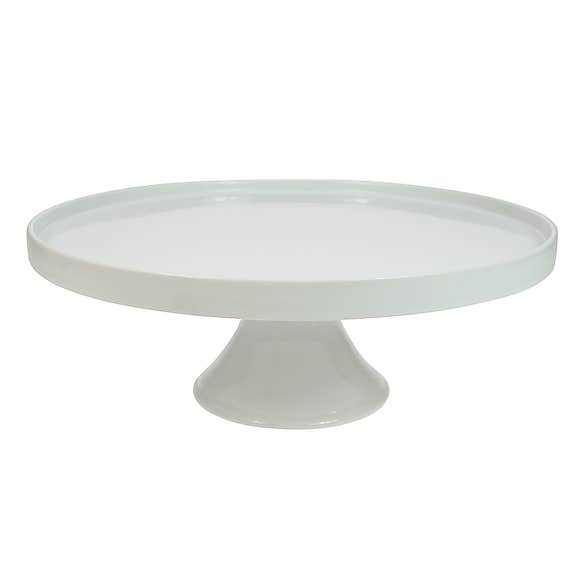 White Ceramic Cake Stand, Dunelm, £22