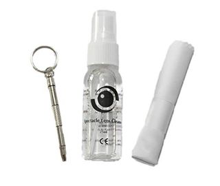 Complete set of spectacle lens cleaner 