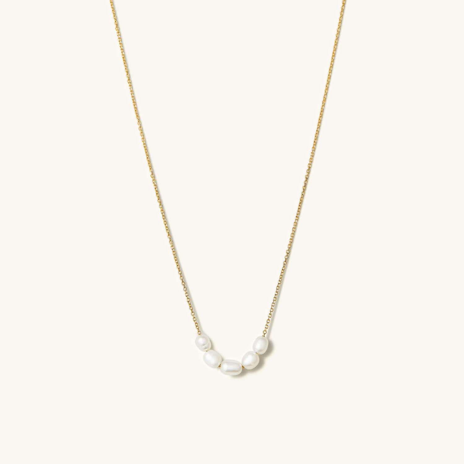 Mejuri organic on sale pearl necklace