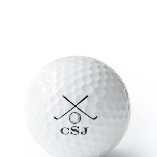Personalized Golf Ball Set Refill, Set of 12