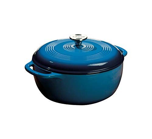 Lodge Enameled Cast Iron Dutch Oven, 6-Quart