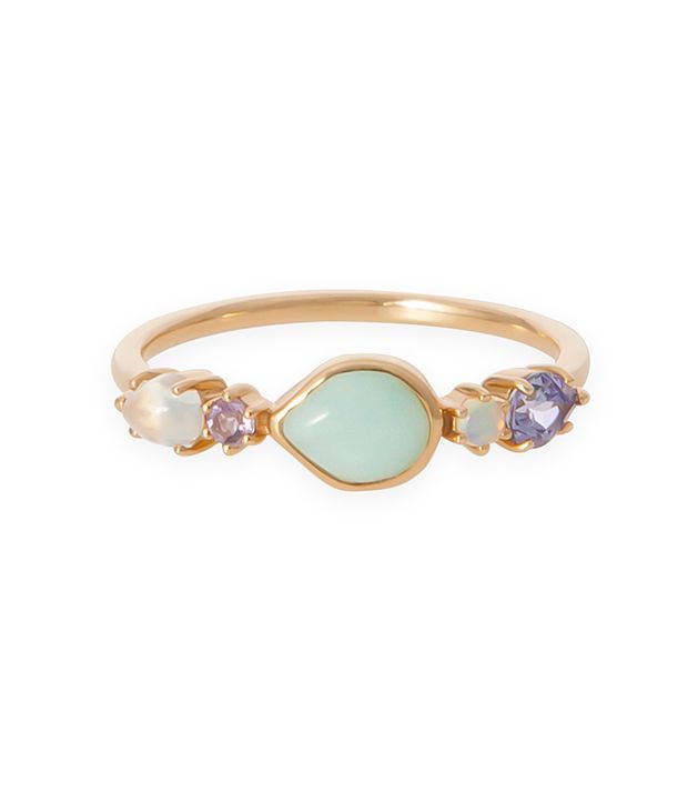 療癒系輕珠寶推薦#17：Agate拉利瑪寶石戒指