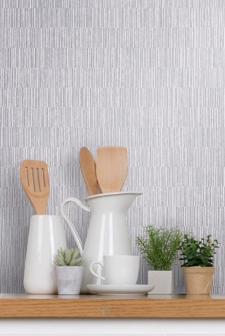 Modena Crushed Stripe Wallpaper, I Love Wallpaper, £14