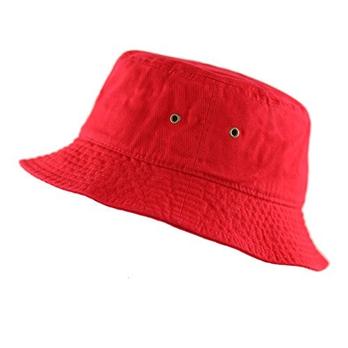 The Hat Depot Kids Washed Cotton Bucket Travel 