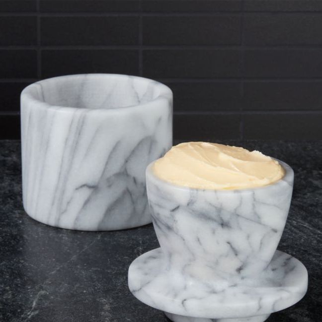 French Kitchen Marble Butter Keeper