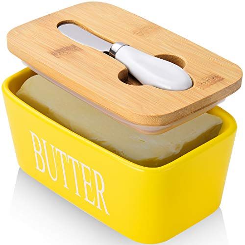 Aisbugur Large Butter Dish with Knife