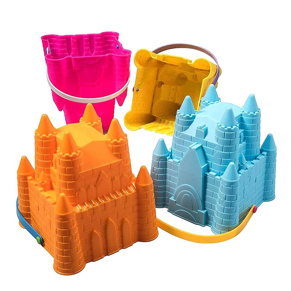 Sand Castle Beach Bucket Toy Set
