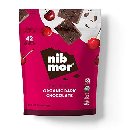 Organic Dark Chocolate Tart Cherry Snacking Squares (Pack of 2)