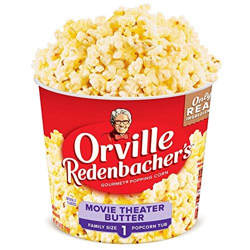 Orville Redenbacher’s Movie Theater Butter Popcorn Tub, Pack of 12