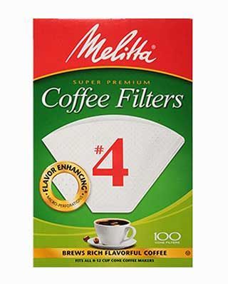 Melita #4 Cone Coffee Filters