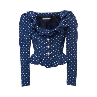 Polka Dot Print Blouse