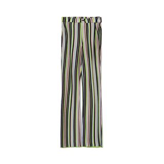 Striped Silk Trousers