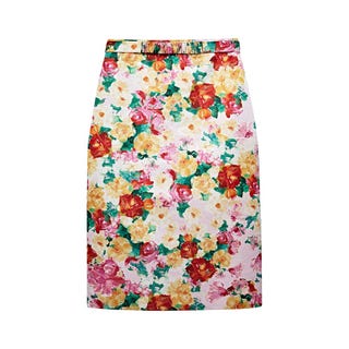 Floral Pencil Skirt