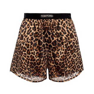 Leopard Print Shorts