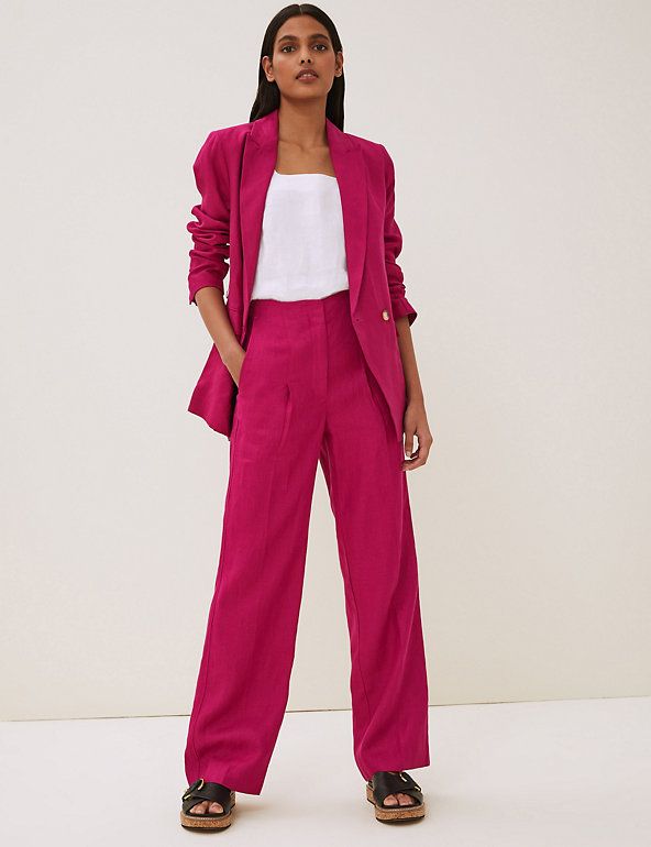 Women's Pink Trousers | M&S